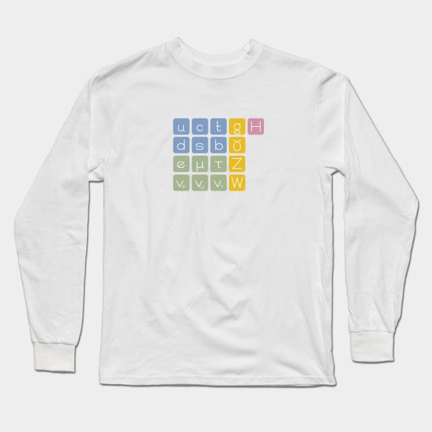 Elementary Particles Long Sleeve T-Shirt by acrossTPB